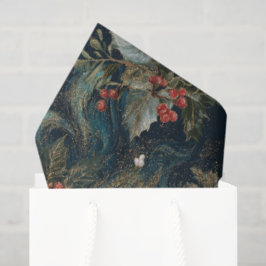 Vintage Kerst Elegante Sparkle Tissuepapier