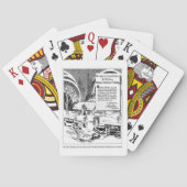 Vintage kerst en speelkaarten (Achterkant)