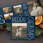 Vintage Kerst Esthetisch Gepersonaliseerd Navy Blu Drieluik Programma<br><div class="desc">Vier de feestdagen met een vleugje tijdloze elegantie met behulp van ons Vintage Christmas Aesthetic Gepersonaliseerd Navy Blue Tri-Fold-programma. Ontworpen voor degenen die houden van de nostalgische charme van retro kerstkaarten, deze prachtig vervaardigde trifold beschikt over een slanke marineblauwe achtergrond versierd met gedurfde retro typografie. Personaliseer het met uw favoriete...</div>