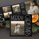 Vintage Kerst Esthetisch Gepersonaliseerd Zwart Wi Drieluik Programma<br><div class="desc">Vier het seizoen in stijl met ons Vintage Christmas Aesthetic Gepersonaliseerd zwart-wit drievoudig programma. Perfect voor degenen die houden van de charme van retro kerstkaarten, dit drievoudige ontwerp combineert nostalgische elegantie met moderne personalisatie. Met een fotocollage van 8 families kunt u met deze boxed card gekoesterde herinneringen laten zien, terwijl...</div>