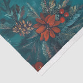 Vintage Kerst Grijs Poedel Portret Decoupage Tissuepapier (Detail)