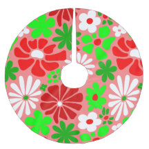 vintage kerst groovy jaren 60 bloem