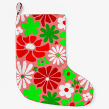 vintage kerst groovy jaren 60 bloem