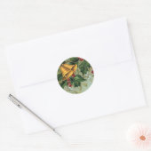 Vintage Kerst Holly bessen - Sticker (Envelop)