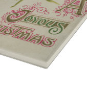 Vintage kerst Holly snijplaat Snijplank (Hoek)