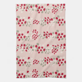 Vintage kerst in Blush Pink Theedoek