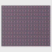 Vintage kerst inpakpapier notenkrakerpapier (Vlak)