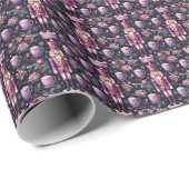 Vintage kerst inpakpapier notenkrakerpapier (Rol Hoek)