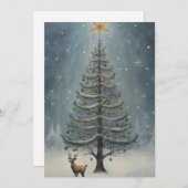 Vintage Kerst Kaarten - Unieke Kerst Kaarten (Voorkant / Achterkant)