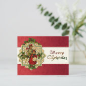 Vintage Kerst Kinderen Briefkaart (Staand voorkant)