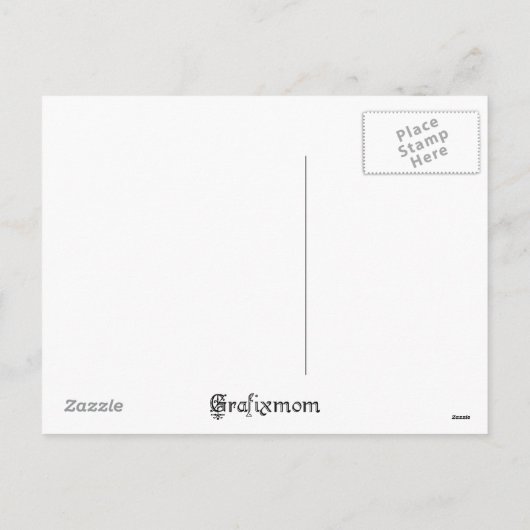 Vintage Kerst Kinderen Briefkaart (Achterkant)