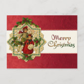 Vintage Kerst Kinderen Briefkaart (Voorkant)