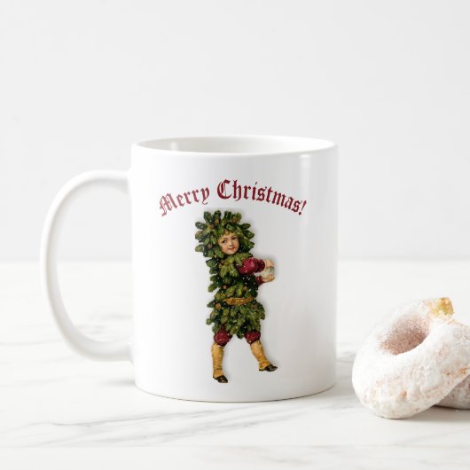 Vintage Kerst Leuke Mok (Met donut)