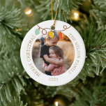 Vintage Kerst Licht Ornament Familie Foto<br><div class="desc">Vintage Kerst Licht Ornament Familie Foto</div>