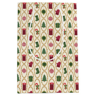 Vintage kerst Lijsten Medium Cadeauzakje