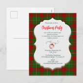 Vintage Kerst MacGregor Tartan Plaid Feestdagenkaart (Voorkant / Achterkant)