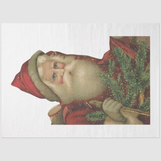 Vintage Kerst Mix Series Design 31 Tissuepapier (Voorkant)