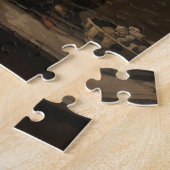 Vintage kerst nacht puzzel (Zijkant)