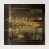 Vintage kerst nacht puzzel legpuzzel (Horizontaal)