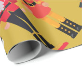 Vintage kerst notenkraker | cadeaupapier (Rol Hoek)