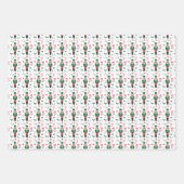 Vintage kerst notenkraker Ornament Inpakpapier Vel (Voorkant)