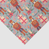 Vintage kerst notenkrakers en geschenken tissuepapier (Detail)