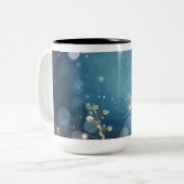 Vintage Kerst Ornamenten Koffie Mok (Voorkant links)