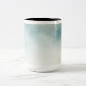 Vintage Kerst Ornamenten Koffie Mok (Center)