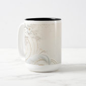 Vintage Kerst Ornamenten Koffie Mok (Voorkant links)