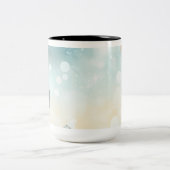 Vintage Kerst Ornamenten Koffie Mok (Center)