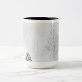 Vintage Kerst Ornamenten Koffie Mok (Center)