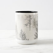 Vintage Kerst Ornamenten Koffie Mok (Center)