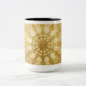 Vintage Kerst Ornamenten Koffie Mok (Center)