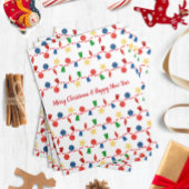 Vintage Kerst ornamenten slinger Feestdagenkaart