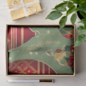 Vintage kerst ornamenten tissuepapier (Geschenk)