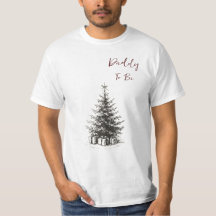 Vintage Kerst Plaid Baby Shower Papa in wording