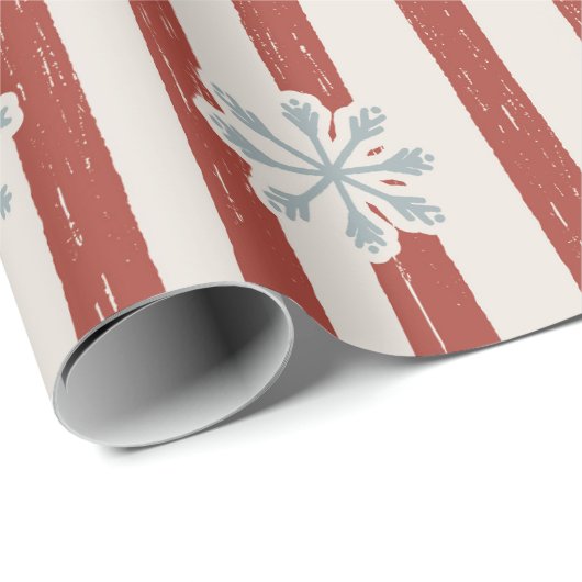 Vintage Kerst Rode Sleds Cadeaupapier (Rol Hoek)