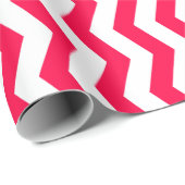 Vintage Kerst Rood Wit Gestreepte Sjabloon Cadeaupapier (Rol Hoek)