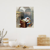 Vintage kerst, sinterklaas, stoute of mooi poster (Keuken)