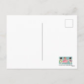 Vintage kerst sneeuwpoppen en Angel Feestdagenkaart (Achterkant)