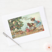 Vintage Kerst Sticker (Envelop)