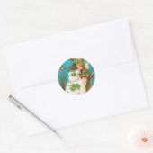 Vintage Kerst sticker (Envelop)