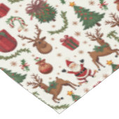 Vintage Kerst Tafelkleed (Gekanteld)