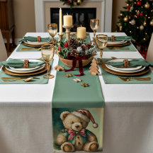 Vintage kerst teddybeer