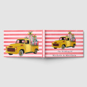 Vintage kerst truck bruiloft gastenboek (Volledig)