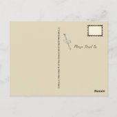 Vintage Kerst Veertiende St. in de Kersttijd Briefkaart (Achterkant)