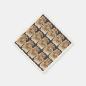 Vintage Kerst Victoriaans vakantie servetten (Hoek)