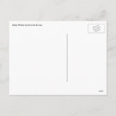 Vintage kerst, vroege winterschaatsers op een vijv feestdagenkaart (Achterkant)