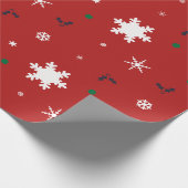 Vintage kerst wrapping papier (Hoek)
