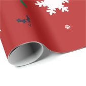 Vintage kerst wrapping papier (Rol Hoek)